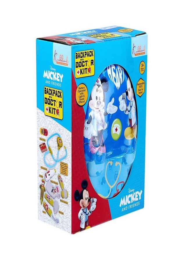 Kriiddaank Disney Mickey Theme Backpack Doctor Gift Set for Kids | Fun & Educational Toy for Kids | Safe, Engaging & Interactive Play - Image 2